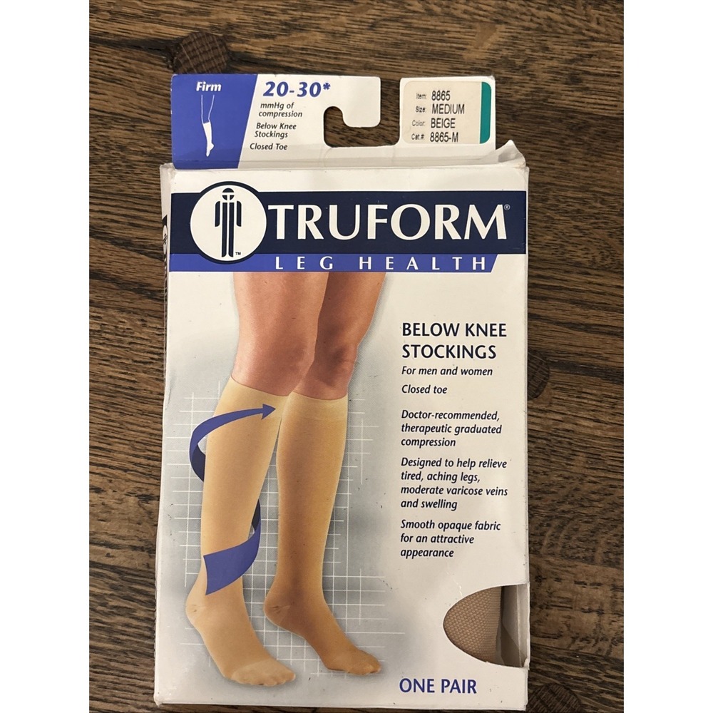 Truform  Unisex medical compression stockings 20-30 mmhg  beige medium